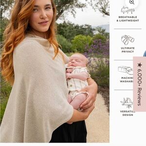 Cream Nursing Cover aemma